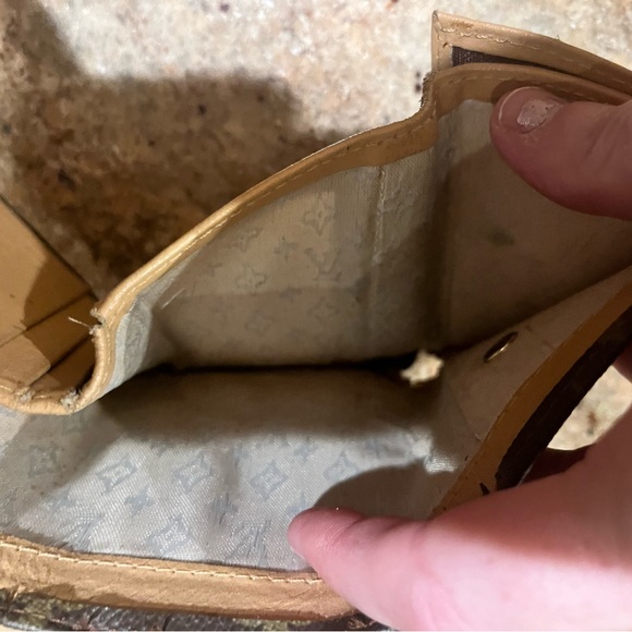 Vintage Louis Vuitton trifold wallet monogram LV - Picture 9 of 12